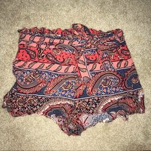 👑 4 for $25 👑 alya pattern shorts with belt